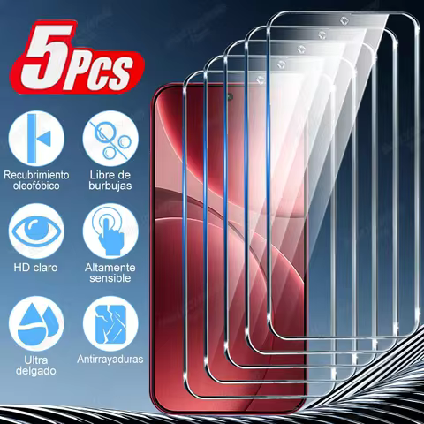 5PCS Tempered Glass For OPPO Find X9 Pro X8 X5 X3 Lite Rend 8 7 Screen Protector For OPPO A40 A80 A6