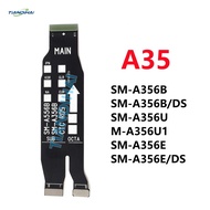 Main SUB Cable Charging Board Connector USB Motherboard Flex Cable FPC For Samsung Galaxy A35 A356B 