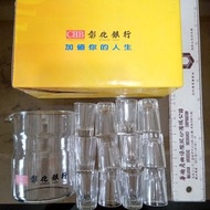 [新年降價] 台灣製 玻璃酒杯組 Shot杯/烈酒杯/高梁酒杯 1公杯&amp;12小酒杯