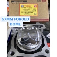 LC135 / Y15ZR / FZ150 TOBAKI RACING 57MM / 57MM DOME FORGED TOKAHI STD BLOCK BLOK SET