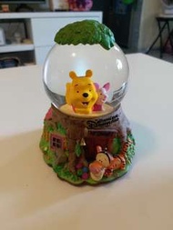 Winnie the pooh 小熊維尼 迪士尼 絕版水晶球 Hong Kong Disneyland Disney