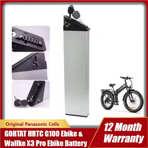 DCH-015 Folding Electric Bike Battery 48V 10Ah 12.8Ah 14Ah for GORTAT HRTC G100 Wallke X3 Pro 48V Eb