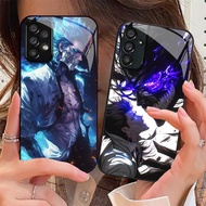 Bleach sosuke aizen Tempered Glass Phone Case For Samsung Galaxy A16 A15 A25 A35 A55 A53 A54 A34 A14