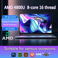 CARBAYTA Max Ram 36GB Rom 2TB SSD Metal Computer 5G Wifi Bluetooth AMD Ryzen 7 4800U Windows 10 11 Pro Gaming IPS Laptop