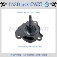 1PC RIGHT ENGINE MOUNTING - 50821-S9A-023 HONDA CRV S9A (2002 - 2006)