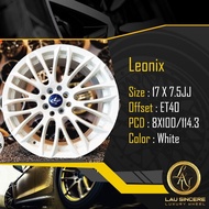 Leonix 17 X 7.5JJ 8X100/114.3 White