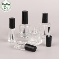 DayDayTo 3/4/5/8/10/15ml Sub-packed Nail Polish Bottle Nail Gel Empty Bottle with Brush Glass Empty 