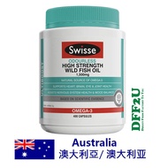 DFF2U Swisse Ultiboost Odourless High Strength Wild Fish Oil 1500mg 400 Capsules