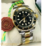 original 【Submariner 】 Rolex Jam tangan Lelaki Automatik / Automatic Men's Watch 38mm diameter stain