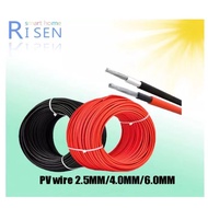 TUV pv wire Solar DC power cable 2.5MM/4.0MM/6.0MM