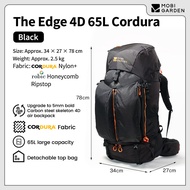 MOBI GARDEN 65L Backpack Hiking Rucksack With Rain Cover Cordura Trekking Outdoor Travel Lightweight