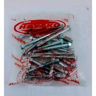 HAYAKO - ENGINE SCREW COMPLETE SET FOR EX5 , EX5 DREAM , W100R , W100R(S) , W110 , WAVE125 , Y125Z ,
