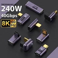 TREDDING491J0 240W Fast Charging LED Indicator 8K 60HZ Data Transfer USB C Converter
