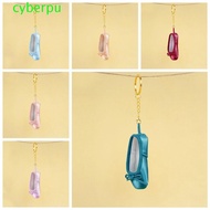 CYBERPULSE Mini Ballet Shoes Keychain, Satin Ballet Shoe Shape Pointe Shoes Keyrings, Accessories Po