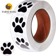 TARSURESG 500 pcs Dog  Sticker, 1 Inch Dog  Puppy Pet Dog  Sticker,  Colorful/Black Pet Dog  Sticker