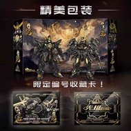 Original Moshowtoys Action Figure Takeda Shingen Figure Black Gold Limited Edition Model Pvc Statue 