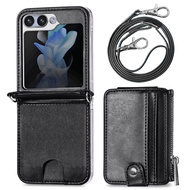 With Strap Aesthetic Casing for Samsung Galaxy Z Flip5 Elegant Samsung Z Flip5 Flip Z5 Protection Ph