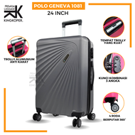 Koper 24 inch Polo Geneva 1037 Ukuran Bagasi - Tas Travel - Tas koper - koper fiber hardcase - koper