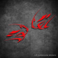 Ready Stock Aprilia Aprilia Red Lion Head Logo Motorcycle Sticker Waterproof Reflective Decal