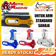 MAGIC BOY Y15 / Y16 / ABS CNC CHAIN ADJUSTER SET PENARIK RANTAI PENUTUP SWING ARM END CAP ALLOY CNC