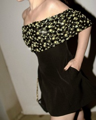 Apisara RITA SEQUINS MINI DRESS.