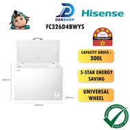5 STAR Hisense Chest Freezer 300L Peti Freezer Murah Deep Freezer Peti Sejuk Beku Frezer Besar 冷藏箱 F