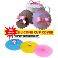 [SG READY STOCK] Silicone Cup Cover Cartoon Silicone Cup Cover Cup Lid Cover Present Goodie Bag