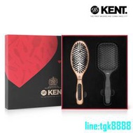 氣墊梳英國進口肯特Kent按摩梳防靜電鬃毛梳子女士專用氣囊氣墊梳禮盒裝