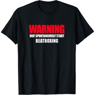 Warning May Spontaneously Start Beatboxing T Shirt Beatbox Gift Unisex T-Shirt
