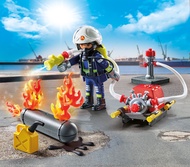 Playmobil 71826 Firefighter with Water Pump ดับเพลิง นักดับเพลิงพร้อมปั๊มน้ำ