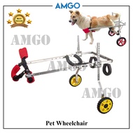 AMGO [S] Dog Wheelchair Elderly Dog Disabled Large and Small Dog Cat Pet Wheelchair Rehabilitation S