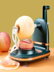 1個家用手轉蘋果削皮機切片機,自動水果削皮刀,水果削皮器