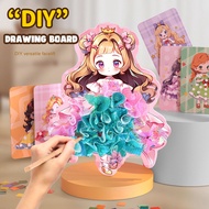 Poke Art Kits for Kids Fabric Art Frenzy for Kids Enchanted Fabric Art Set Crafts for Girls