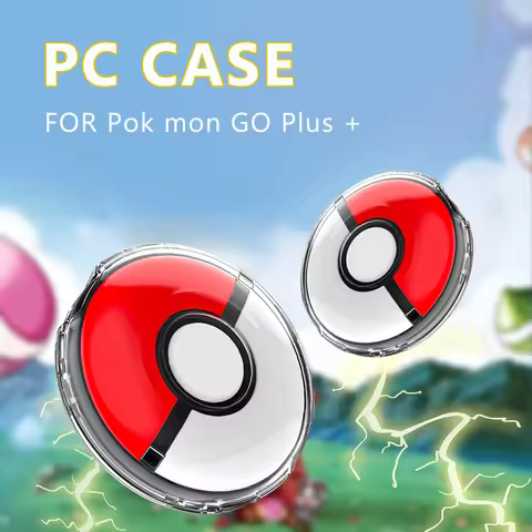 Full Protective Case For Pokemon GO Plus + Silicone Protection Cover with Lanyard Shell for Pokemon 
