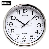 Velashop นาฬิกาแขวนไซโก้ SEIKO ขนาด 12 นิ้ว รุ่น PDA014S -ขอบสีเงิน PDA014 ประกันศูนย์ 1 ปี