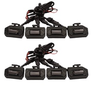 4PCS LED Front Grill Lights for Toyota Tacoma Raptor TRD Off Road Sport 2020 2021 External Grill Lam