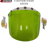 MUTAKIN 5 BUTTON VISOR WHITE CAP MHR MS88 APOLLO SGV S88 MS BOGO Motorcycle Accessories Helmets Acce