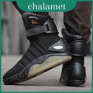 Modern High Top Basketball Shoes For Men Breathable Stylish Led Sneakers Up Light