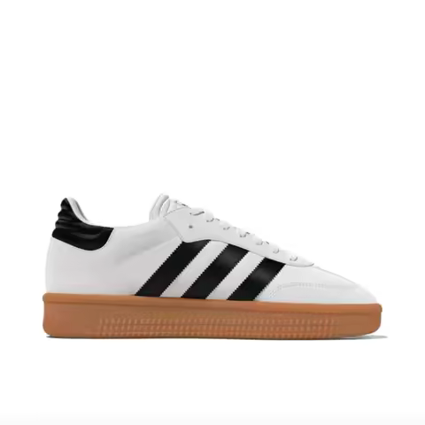 Adidas Samba XLG Men's and Women's Skateboarding Shoes, Lightweight, Anti-slip Sneakers, White/Black