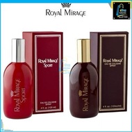 ROYAL MIRAGE PERFUME 120ML /EAU DE COLOGNE /  EAU DE TOILETTE / MAN PERFUME