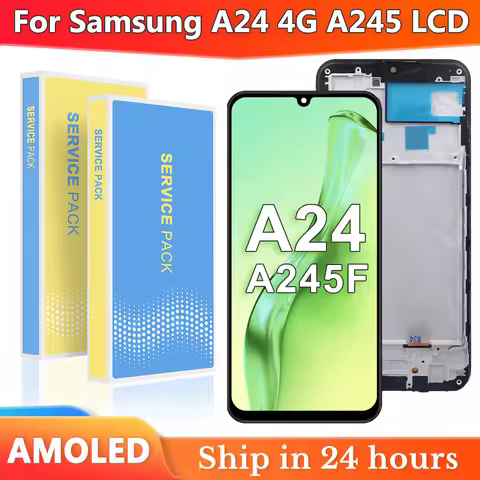 OLED For Samsung A24 4G LCD Display Touch Screen Digitizer Assembly Replacement For Samsung A245F A2