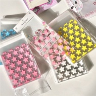 100Pcs ins Star Self Sealing Bag Packaging Toploader Transparent Packaging Bag