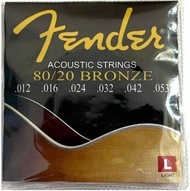 Fender 80/20 Bronze Acoustic Guitar Strings (012-053)