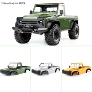 Wilderness Defender RD110 pickup truck body 2 doors 324mm wheelbase For 1/10 RC Crawler Car Traxxas 