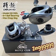 Deukio DC SUPER MONSTER Q3 REEL BC DAN Q3 BLUTZ CUB 61L / SHIMANO CURADO DC SHIMANO SLX DC SHIMANO A
