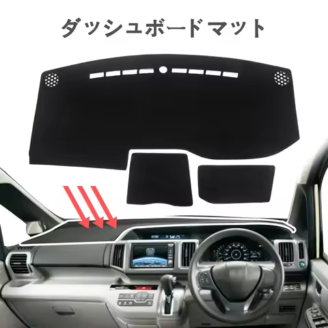 Car Dashboard Mat for Honda Step Wagon Stepwgn G4 2010-2014 Sunshade Protective Carpet Dash Mat Dash