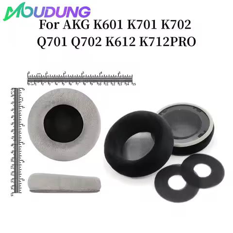 MOUDUNG Replacement Earpads Earmuffs for AKG K601 K701 K702 Q701 Q702 K612 K712PRO Earphone pads Wit
