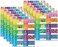 10 PACK PosterMat Pals™,Space Savers, 13" x 9.5", Smart Poly™, Numbers 1-10 95340