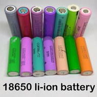 18650 Lithium Ion Li-ion rechargeable Battery Cell 3.7V Original samsung LG sanyo sony panasonic for power bank 4.2V lipo DIY solar [USED]