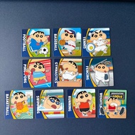 蠟筆小新 朱古力餅 貼紙 日本 日版  運動
